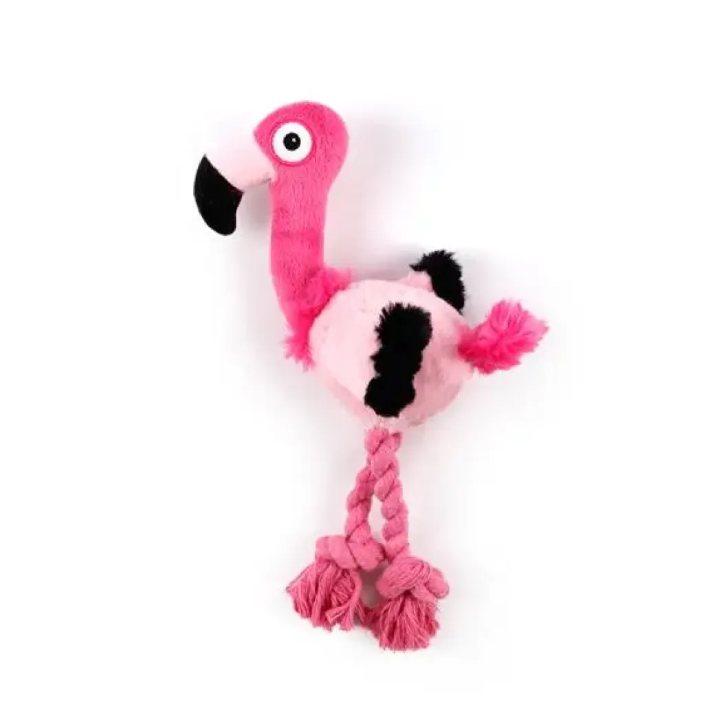 AFP Ultrasonic DJ-Flamingo - lydsvagt hundelegetøj