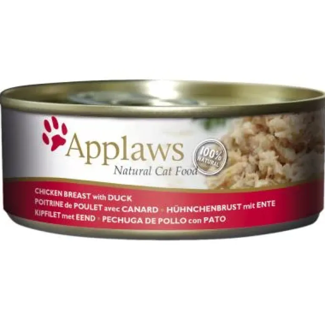 Applaws kattevådmad Kylling og And 156 g
