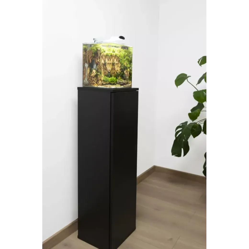 AquaEl Akvarie Opti Bent Hvid 30 Liter