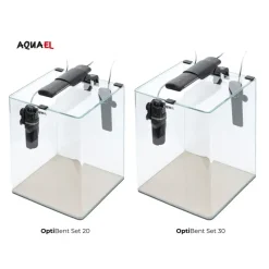 AquaEl Akvarie Opti Bent Sort 30 Liter