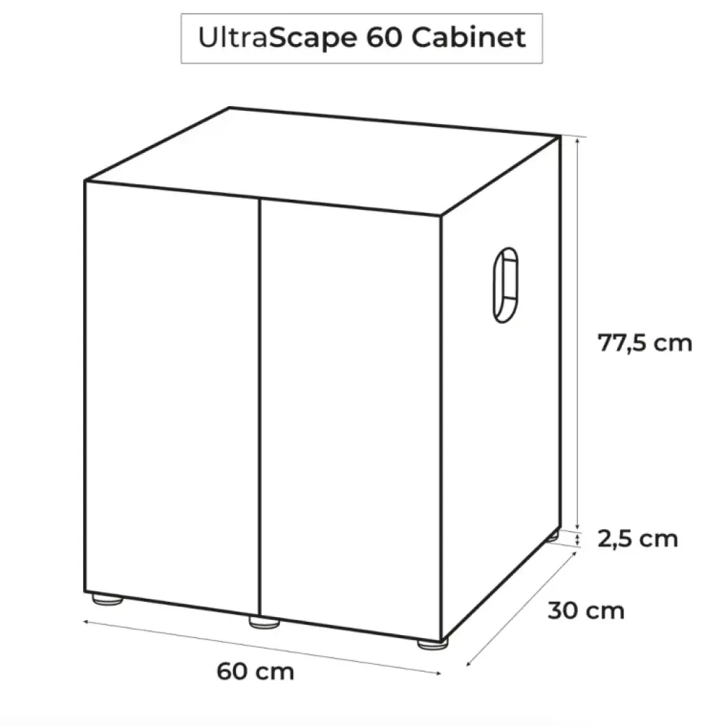 AquaEl Cabinet Ultra Scape 60 Snow