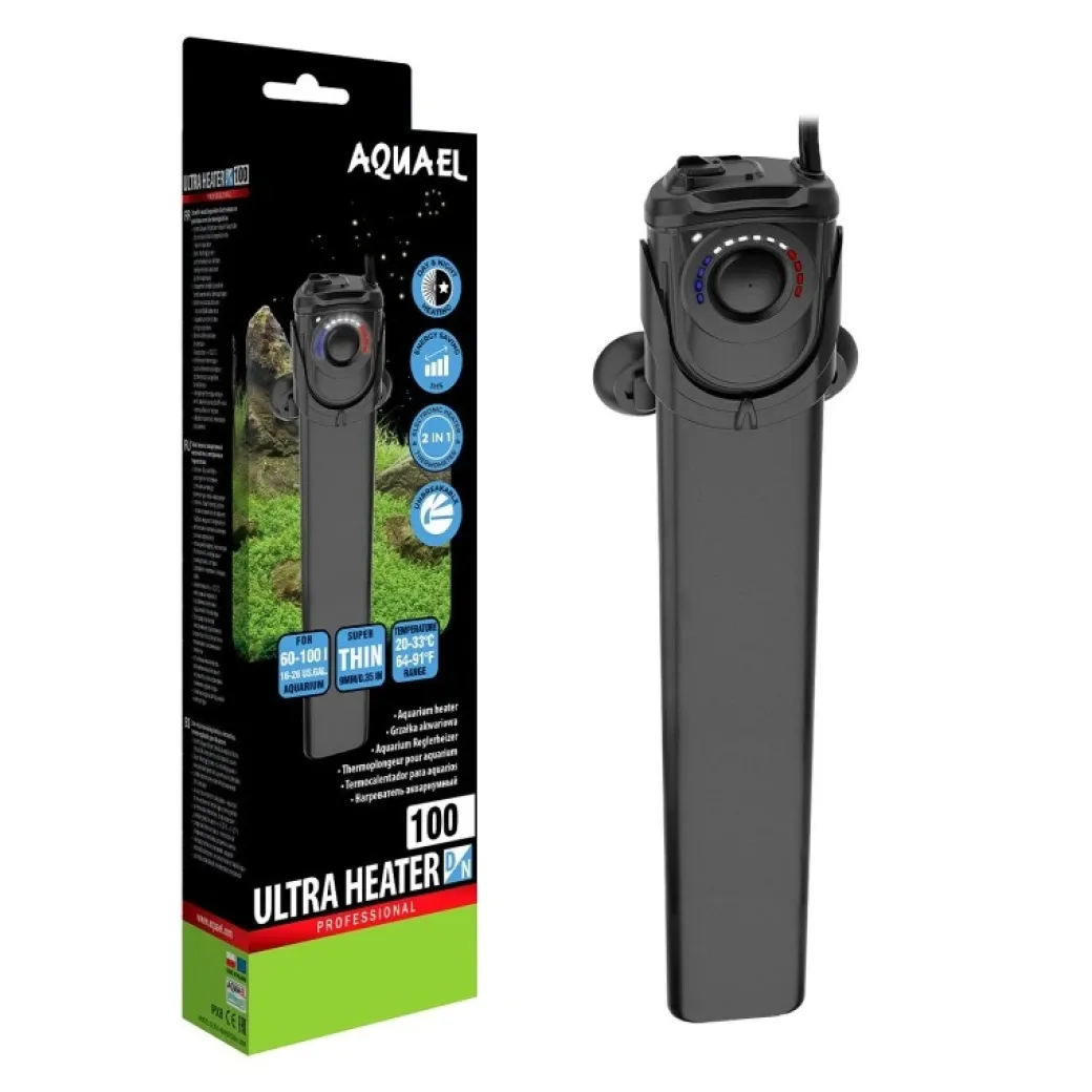 AquaEL Ultra heater 100 W Dag og Nat Varmelegeme