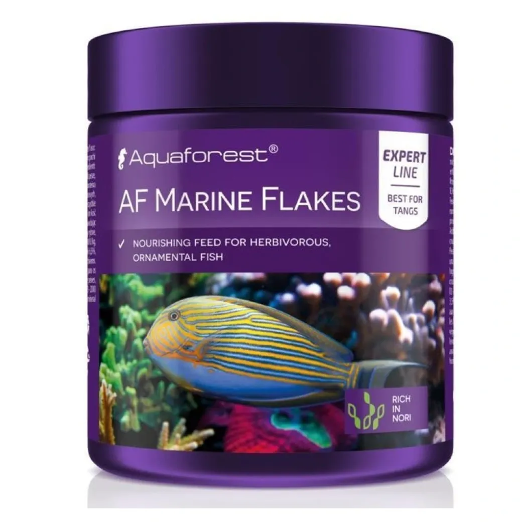AquaForest Marine Flakes - Saltvands fiskefoder i flager