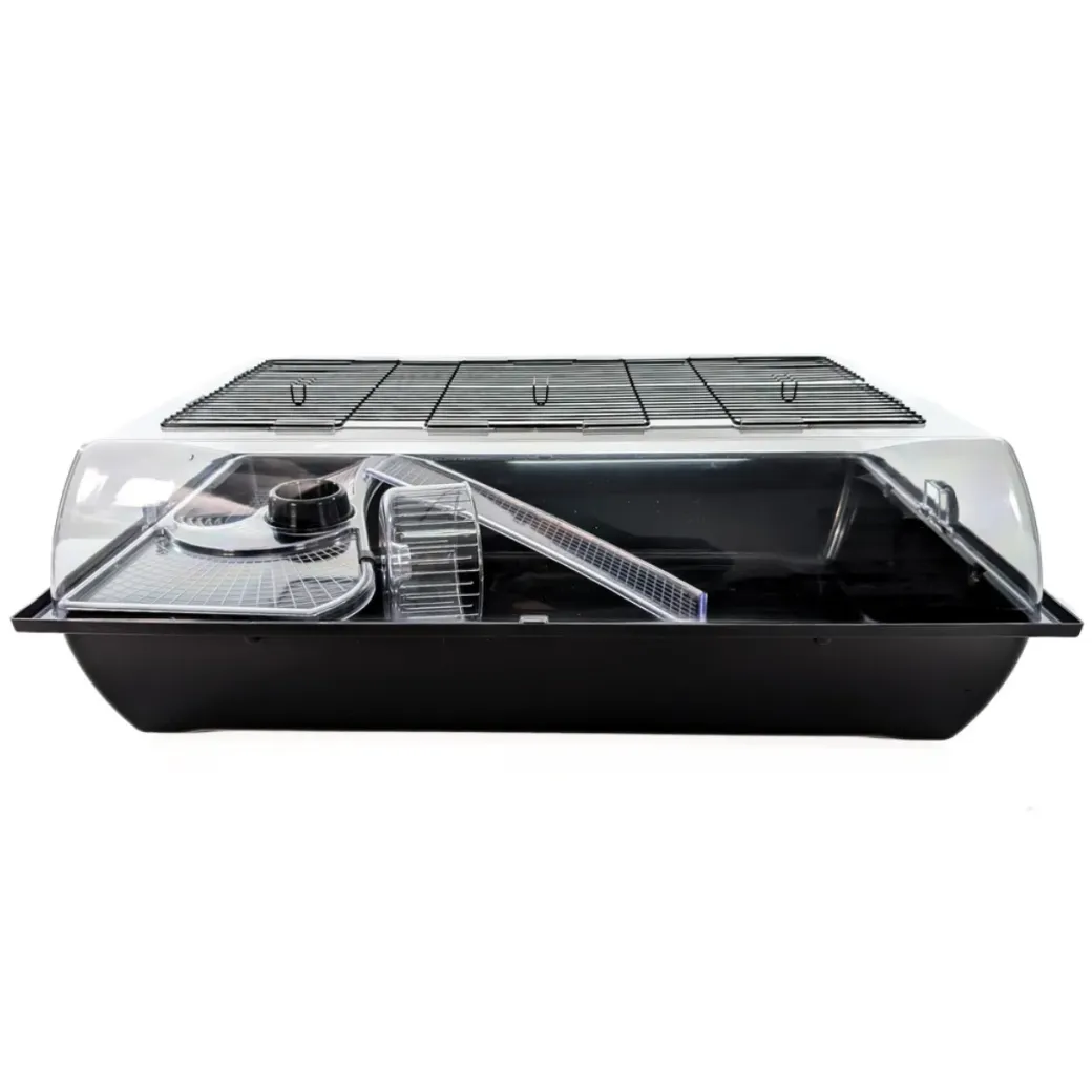 Big Alex hamsterbur Sort 78 x 48 x 26,5 cm - rummeligt hjem til din hamster