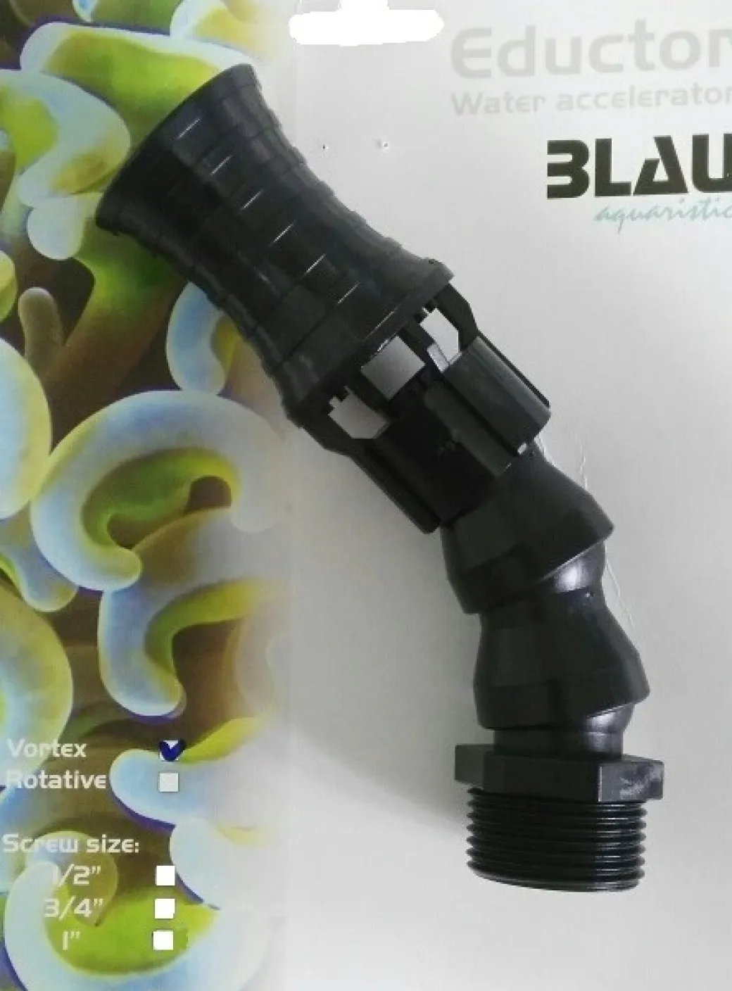 Blau Vortex Eductor Vand accelerator 3/4 tomme