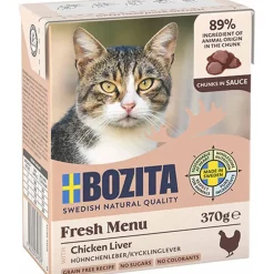 Bozita Kattefoder Bidder i sovs med Kyllingelever 370 gram