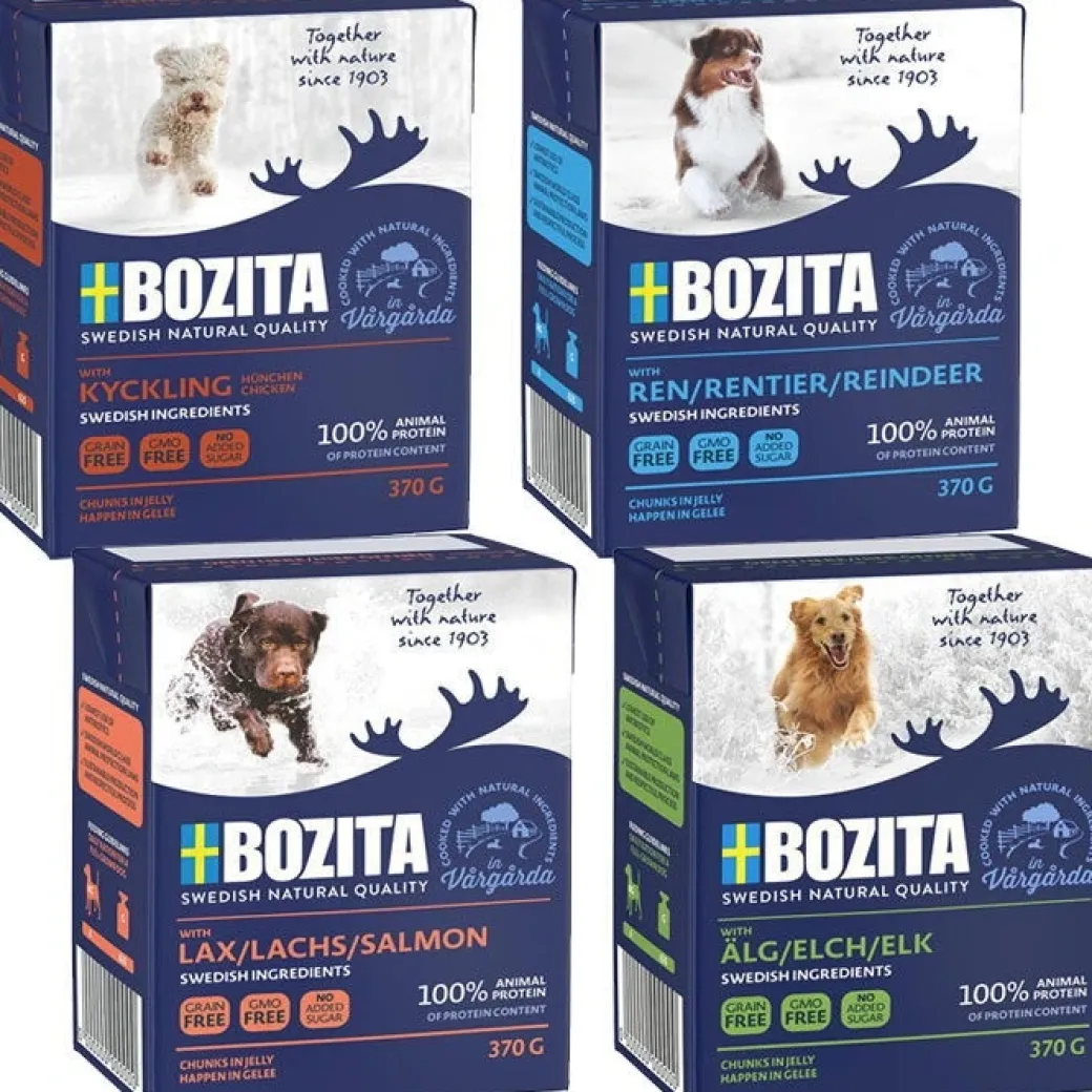 Bozita Naturals laks 370 g - Mild fiskesmag og god fordøjelse