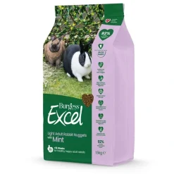 Burgess Excel Light Kaninfoder 1,5 kg - Mint og Vægtkontrol