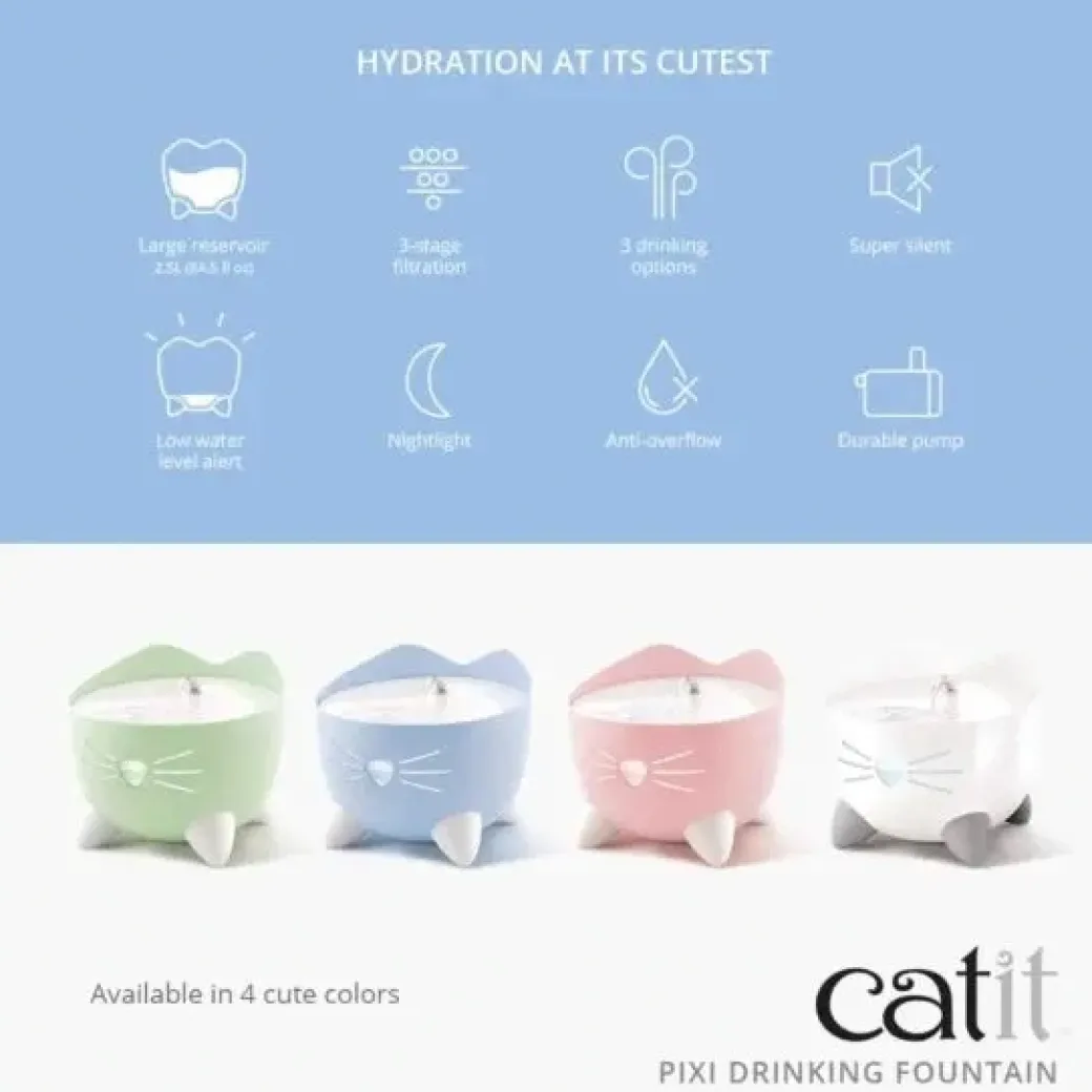 Catit Pixi Smart Drikkefontæne i Hvid (WIFI)