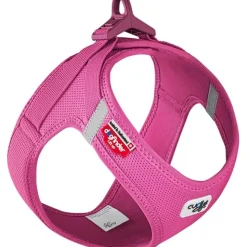Curli Vest Hundesele Clasp Air Mesh M Pink - let og behagelig sele til daglige gaature