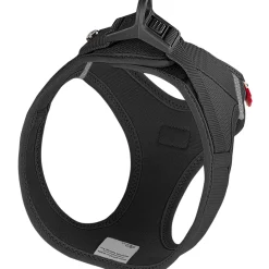 Curli Vest Hundesele Clasp Air Mesh 2XS Sort - let og skånsom sele til små hunde