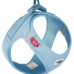 Curli Vest Hundesele Clasp Air Mesh M Skyblue - balanceret komfort til aktive hunde