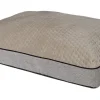 D&D Home Celia ergonomisk hundeseng lille 80 x 60 x 15 cm i taupe