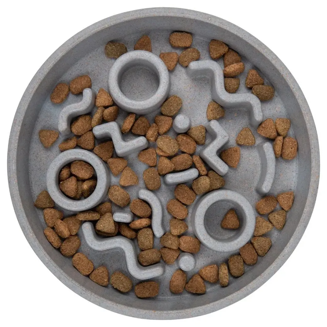 District 70 Bamboo Cat Slow Feeder Ice Blue