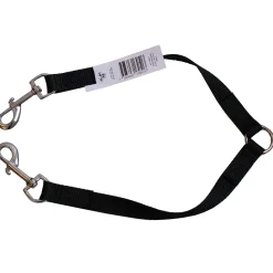 Dobbelt Hundesnor Nylon sort L