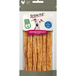 Dokas Kyllingebryststrimler 50 g - naturlige hundesnacks