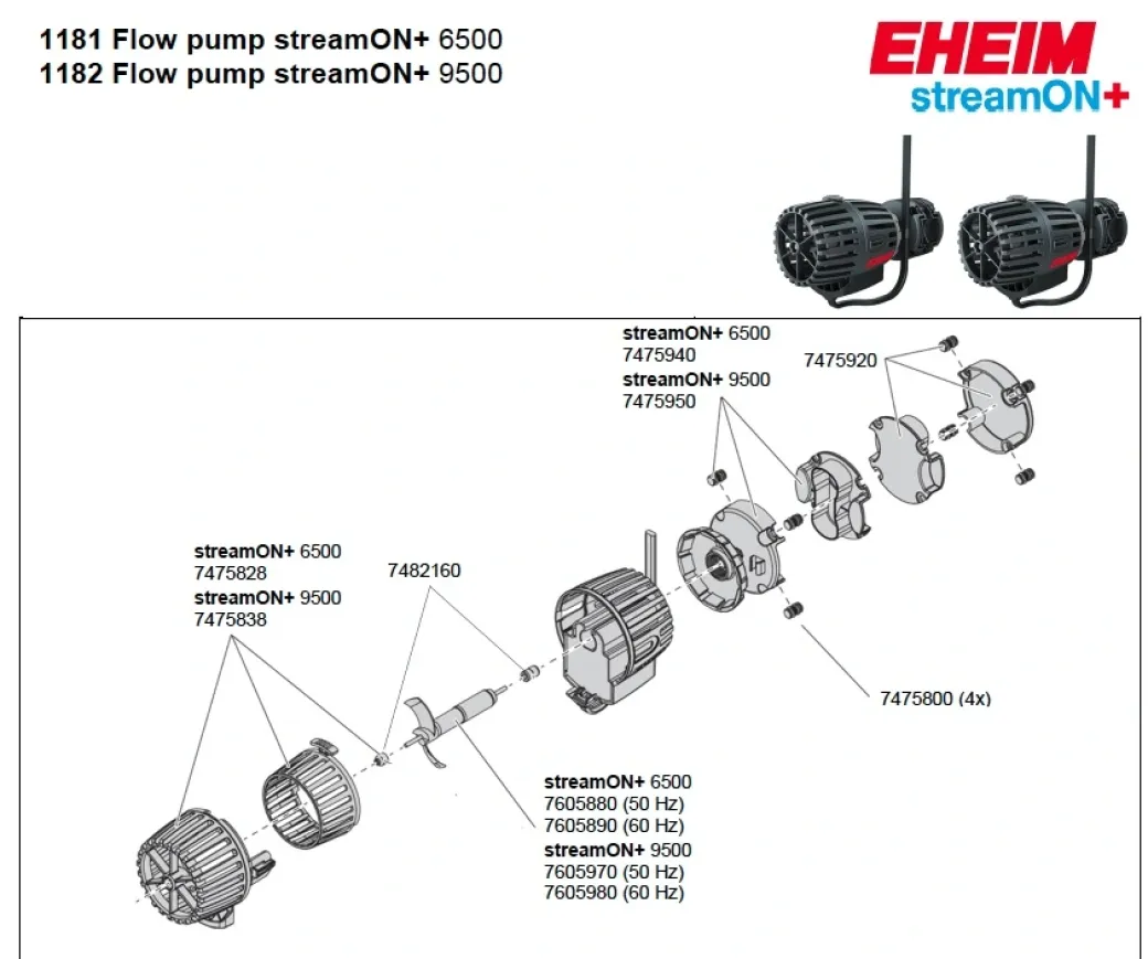 Eheim cirkulationspumpe streamON +6500