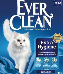 Ever Clean Extra Strong Kattegrus Uparfumeret Extra Hygiene 10 L