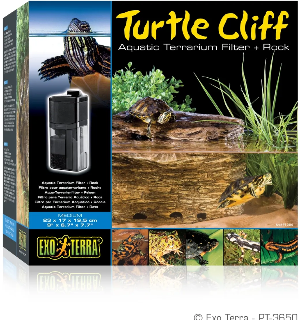 Exo Terra Turtle Cliff medium med filter