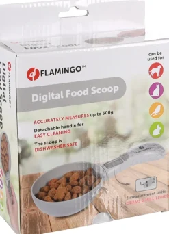 Flamingo Foderskovl med Digital Vægt - Skalo Grå