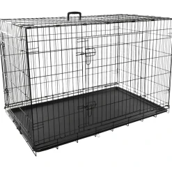 Flamingo Hundebur i metal Keo Sort XL