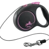 Flexi Black Design bånd XS 3 meter 8 kg pink
