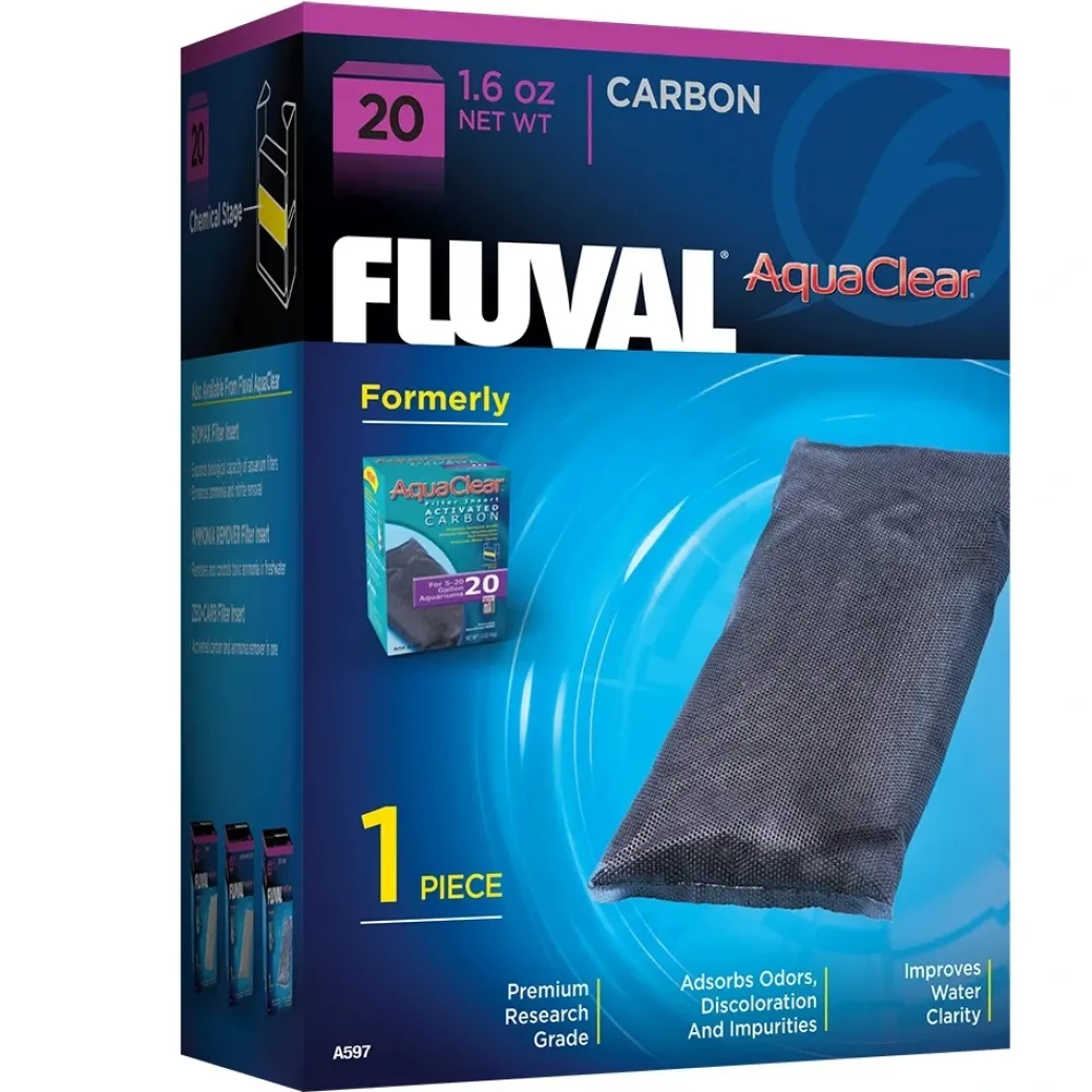 Fluval AquaClear AC 20 og Edge Aktiv kul