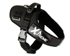 FOP X-treme Hundesele Large Sort - 65-90 cm stærk og komfortabel sele
