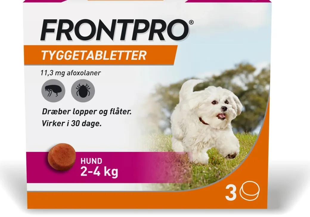 FRONTPRO 11,3 mg tyggetabletter 2-4 kg