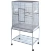 Fuglebur Gd Rival inkl bord med hjul 81x54x157 cm
