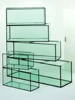 Glasakvarium 12 liter med topglas