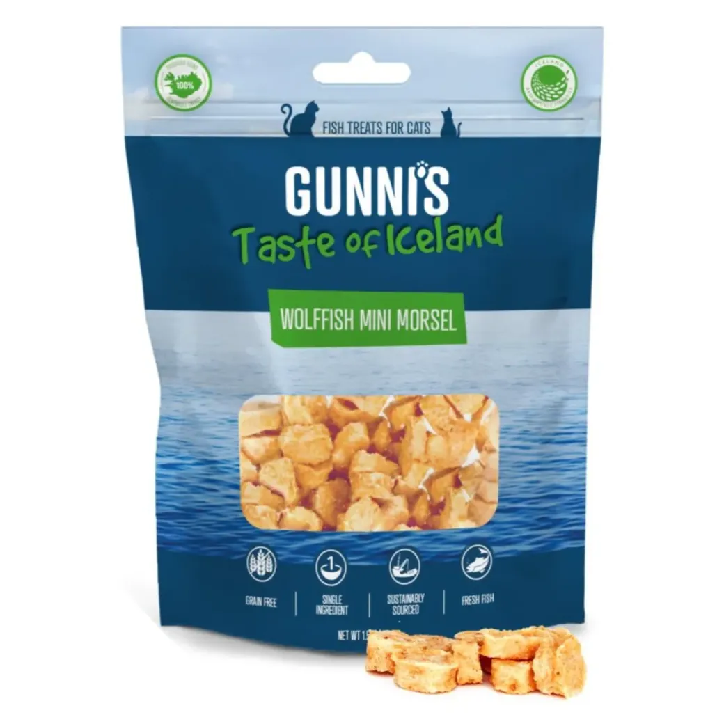 Gunnis mini kattegodbidder med havkat 42,5 g