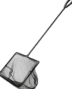 Hagen Fiskenet grovmasket 7,5 cm Sort