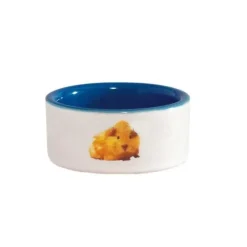 Hamster Foderskål Blå-hvid Ø 7,5 cm