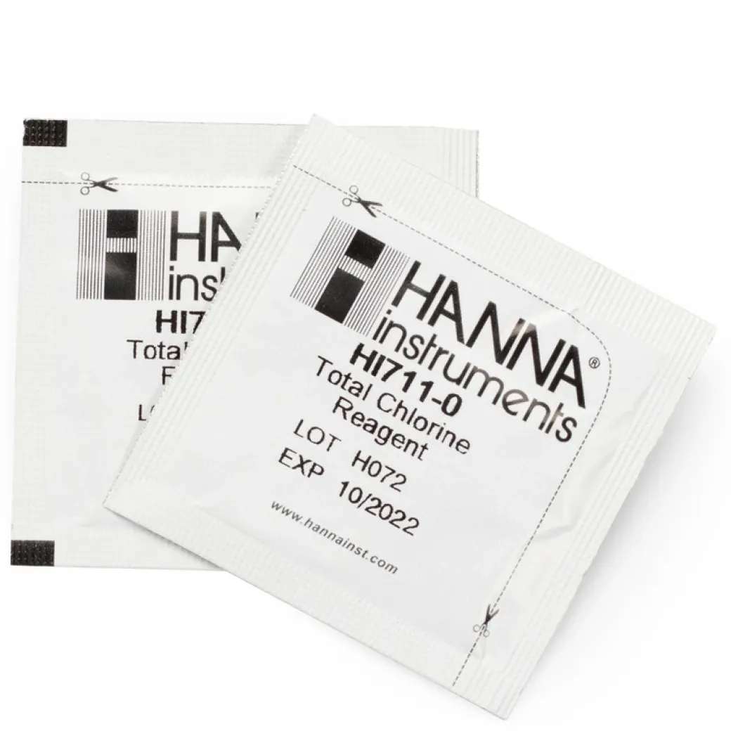 Hanna Free Chlorine Reagents LR, 0.00 to 2.50 mg/l - 25 pcs
