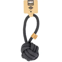 Harper Ball S 22 cm Sort Knudereb 12 mm - hundelegetøj