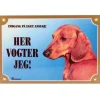 Her vogter jeg skilt med Gravhund