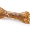 Håndlavet Presset Tyggeben med fyld af hest 12 cm 50 g - naturligt tyggeben