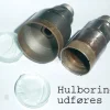 Hulboring i glas 27 mm hul (Max.10 mm glas)