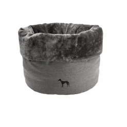 Hunde- og katteseng Livingston Ø 45 cm Grå