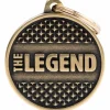 Hundetegn My Family The Legend cirkel stor guld