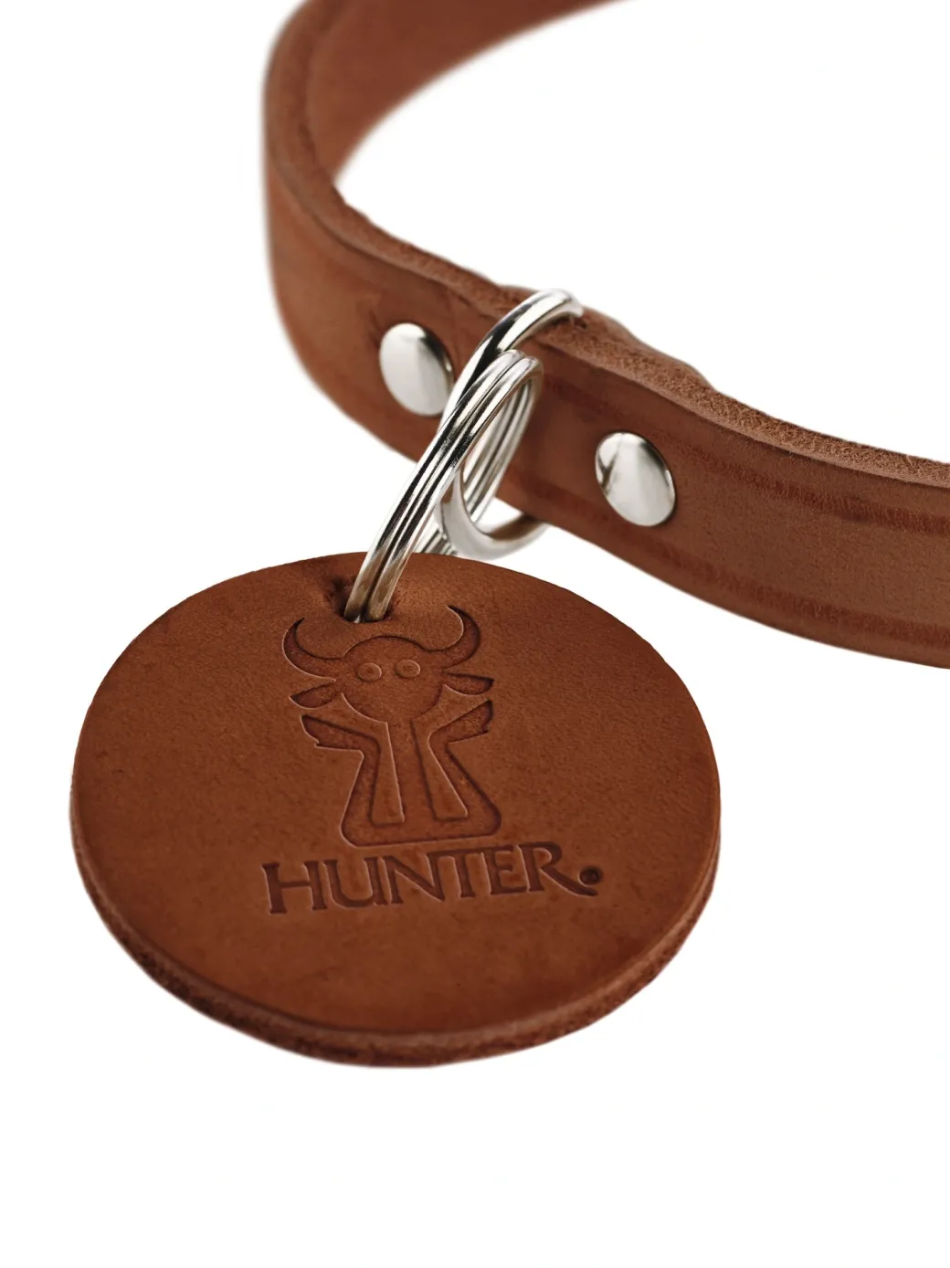 Hunter Aalborg Sport Cognac 37 hundehalsbånd - 28-33 cm