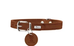 Hunter Aalborg Sport Cognac 37 hundehalsbånd - 28-33 cm