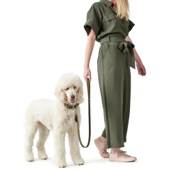 Hunter Aalborg Sport Oliven 32 hundehalsbånd - 24-29 cm