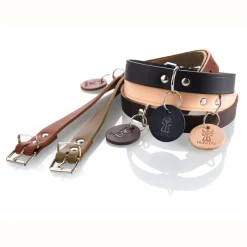 Hunter Aalborg Sport Oliven 37 hundehalsbånd - 28-33 cm