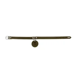 Hunter Aalborg Sport Oliven 47 hundehalsbånd - 37-43 cm