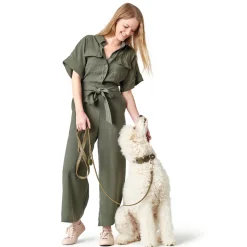 Hunter Aalborg Sport Oliven 52 hundehalsbånd - 38-47 cm