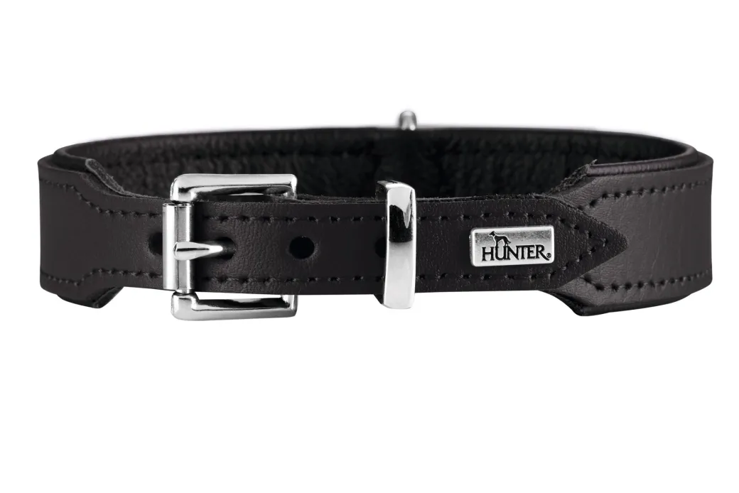Hunter Basic halsbånd str.60 Sort - 47,0-54,0 cm