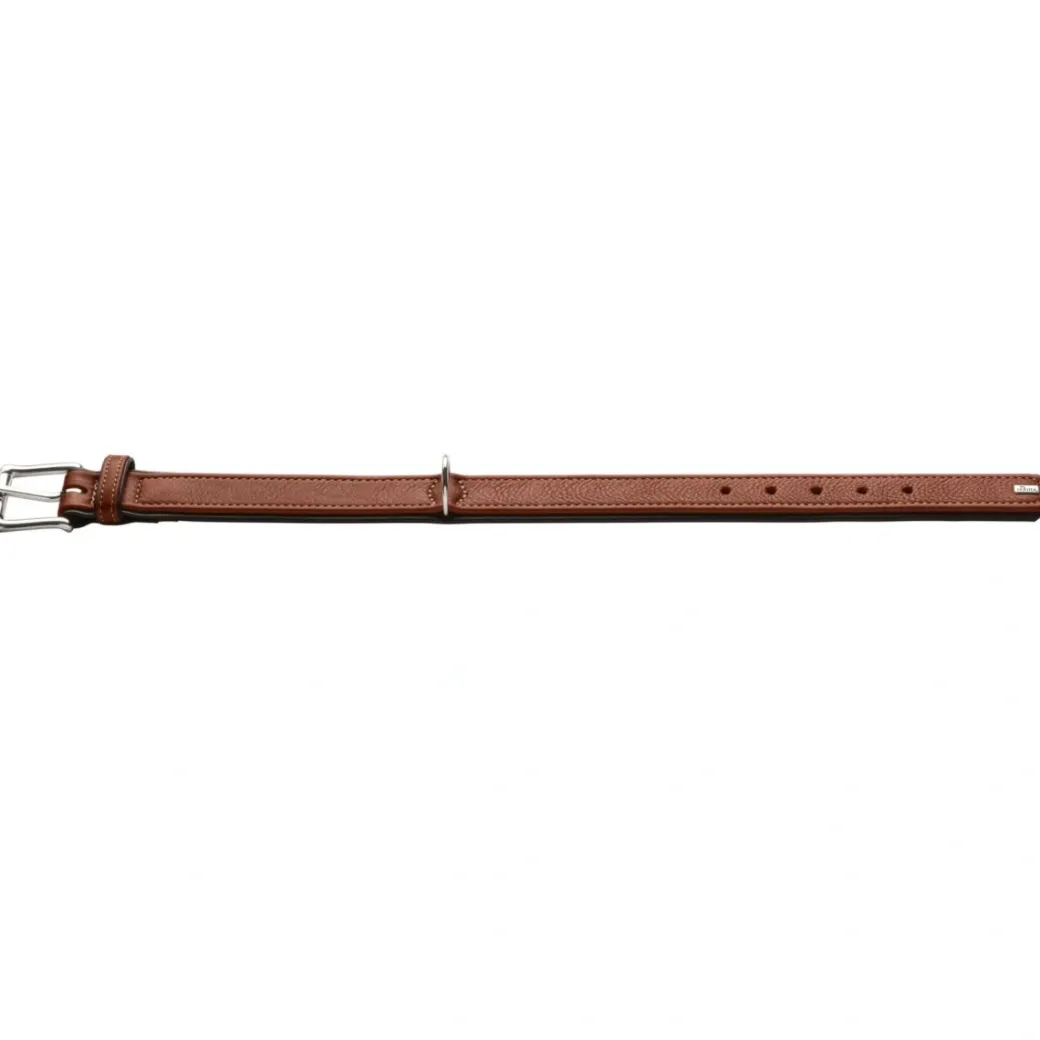 Hunter Canadian UP Hundehalsbånd M 55 Sort/Cognac - 42-48 cm
