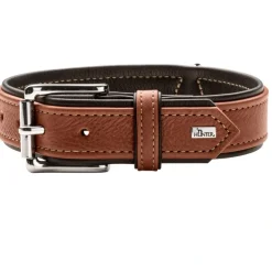 Hunter Canadian UP Hundehalsbånd Large 65 Cognac/Sort - 50-56 cm